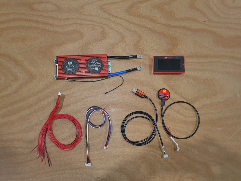 BMS LiFePO4 48V 16S 100/50A Common Port with balance smart bluetooth UART