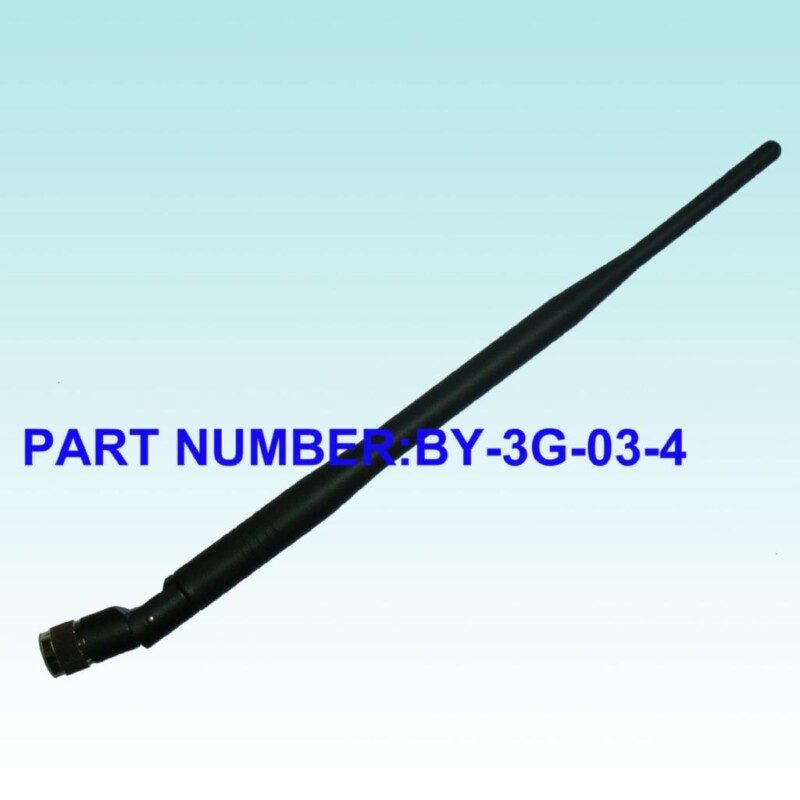 3G RUBBER ANTENNA SMA (M) 4.5 dBi BY-3G-03-4