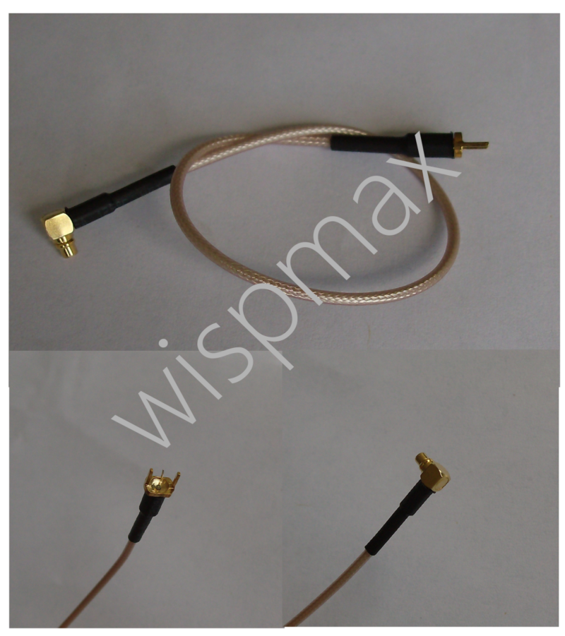 PIGTAIL MMCX R/A/RG178U/PANEL TERMINATOR L=180mm.
