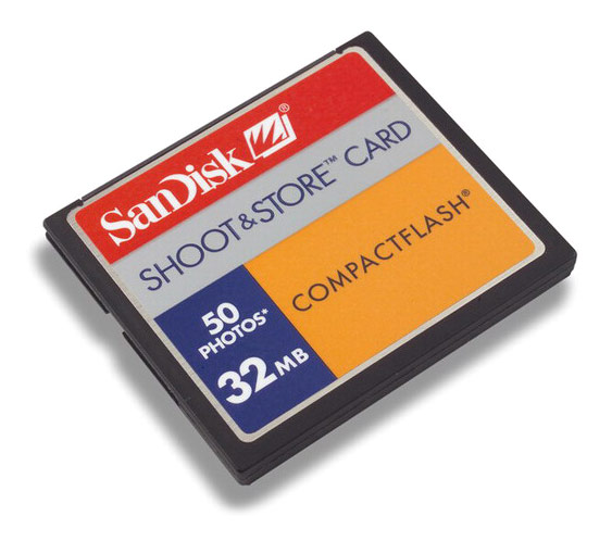 SDCFS-32 SanDisk 32MB Compact Flash Card (10-Pack)