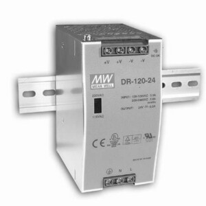 MEAN WELL Power Supply 120W Single Output Industrial DIN RAIL DR-120-24 - Image 3