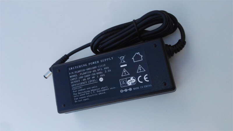 MIKROTIK FULL POWER 48V POWER SUPPLY + POWER PLUG - Image 2